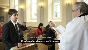 Konfirmační slavnost ve stonavském evangelickém kostele