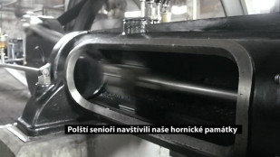 Polští senioři navštívili naše hornické památky