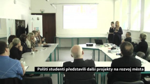 Polští studenti představili další projekty na rozvoj města