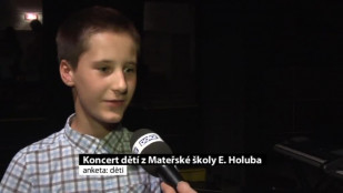 Koncert dětí z Mateřské školy E. Holuba v Havířově