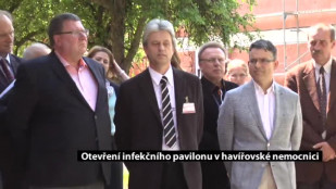 Otevření infekčního pavilonu v havířovské nemocnici