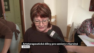 Arteterapeutické dílny pro seniory v Karviné