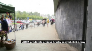 ADRA prodávala plyšové hračky za symbolické ceny