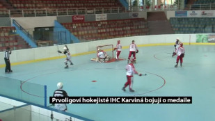 Prvoligoví inline hokejisté z Karviné bojují o medaile