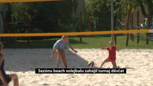 Sezónu beach volejbalu zahájil turnaj děvčat