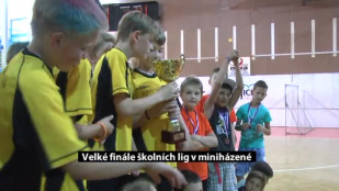 Velké finále školních lig v miniházené v Novém Jičíně