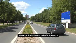 Hlavní průtah Orlovou se bude opravovat