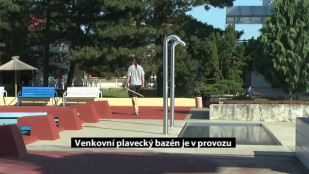 Venkovní plavecký bazén v Novém Jičíně je v provozu