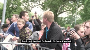 Rockový festival Dolański Gróm v Karviné