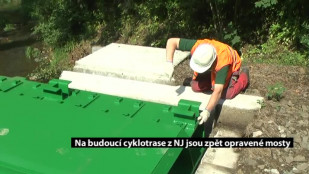 Na budoucí cyklotrase z Nového Jičína jsou zpět opravené mosty