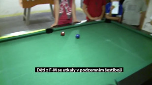 Děti z F-M se utkaly v podzemním šestiboji