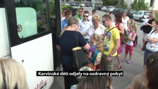 Karvinské děti odjely na ozdravný pobyt