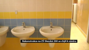 Rekonstrukce na ZŠ Slezská 200 se chýlí k závěru