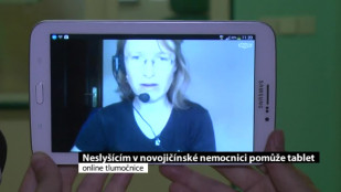 Neslyšícím v novojičínské nemocnici pomůže tablet