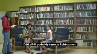 Děti z F-M podnikly cestu za Robinsonem