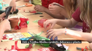 Děti z Frýdku-Místku vytvářely dekorace z plastu