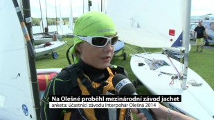 Na Olešné proběhl mezinárodní závod v jachtingu