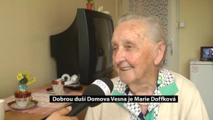 Dobrou duší Domova Vesna je Marie Doffková