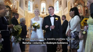 Natalia i Jolanta na ślubnym kobiercu - Natálie a Jolanta se vdaly