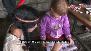 Děti z F-M si užily indiánské odpoledne