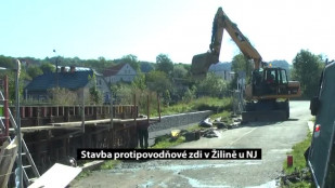 Bez komentáře: Stavba protipovodňové zdi v Žilině u NJ