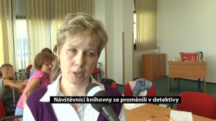 Návštěvníci knihovny se proměnili v detektivy