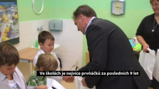 Ve školách je nejvíce prvňáčků za posledních 9 let