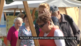 Na trzích nakupují Orlované nejčastěji koláče a uzeniny