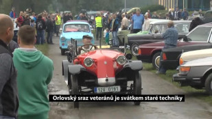 Orlovský sraz veteránů je svátkem staré techniky