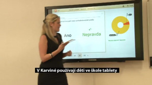 Na ZŠ Borovského v Karviné používají žáci tablety