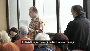 Aktivisté za zachování vlakového nádraží se nevzdávají