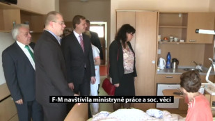 F-M navštívila ministryně práce a soc. věcí