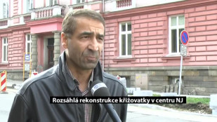 Rozsáhlá rekonstrukce křižovatky v centru NJ