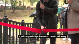 Cyklisté z Karviné pokřtili novou cyklostezku v polském městě Jastrzębie-Zdrój