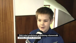 Děti tráví podzimní prázdniny různorodě