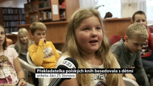 Překladatelka polských knih besedovala s dětmi