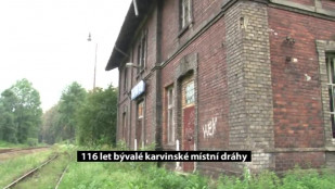 116 let bývalé karvinské místní dráhy