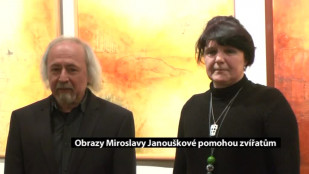 Obrazy Miroslavy Janouškové pomohou zvířatům