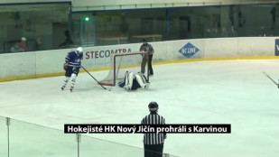 Hokejisté HK Nový Jičín prohráli s Karvinou