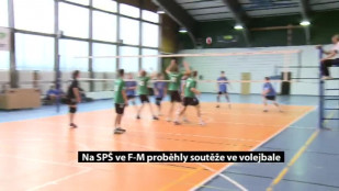 Na SPŠ ve F-M proběhly soutěže ve volejbale