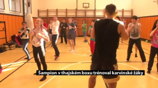 Projekt Muay-Thai s IZZIM na karvinské ZŠ Cihelní