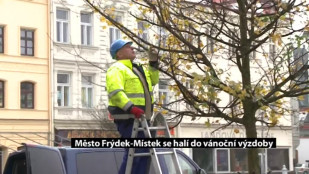 Město Frýdek-Místek se halí do vánoční výzdoby