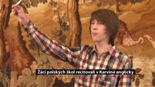 Žáci polských základních škol recitovali v Karviné anglicky