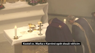 Kostel sv. Marka v Karviné opět slouží věřícím