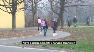 Nová podoba malého náměstí v Karviné-Hranicích