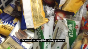 Orlované se zapojili do sbírky potravin