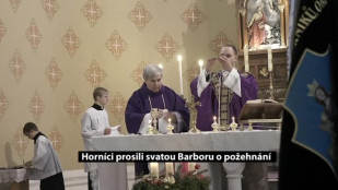 Horníci prosili svatou Barboru o požehnání