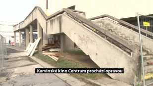 Karvinské kino Centrum prochází opravou