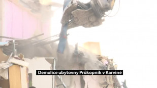 Demolice ubytovny průkopník v Karviné