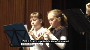 ZUŠ J. R. Míši uspořádala Vánoční koncert